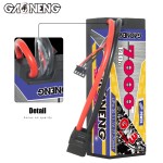 GNB GAONENG 7000MAH 3S 11.1V 140C XT90 RC LiPo Battery 1:10 1:8 Scale RC Car Hard Case Cabled